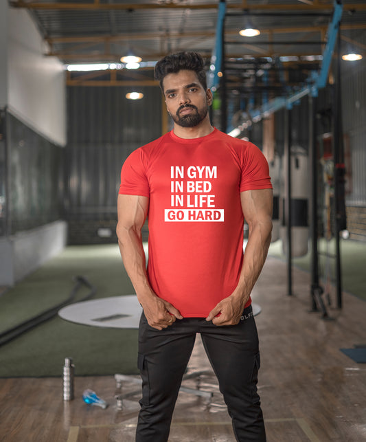 Go Hard Half Sleeve T-Shirt