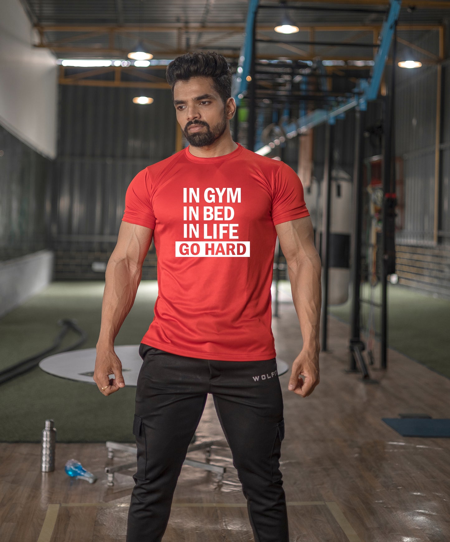 Go Hard Half Sleeve T-Shirt