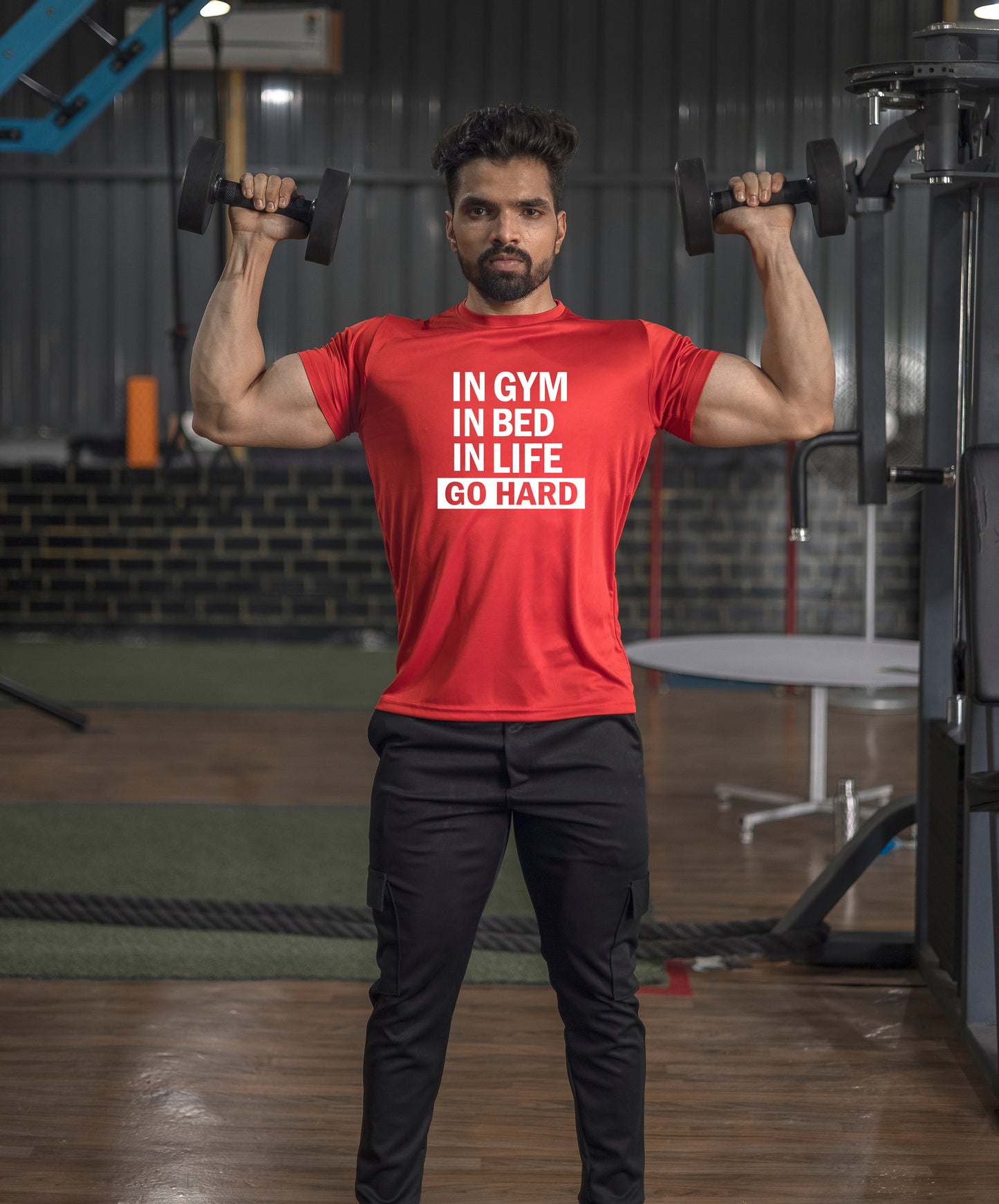 Go Hard Half Sleeve T-Shirt