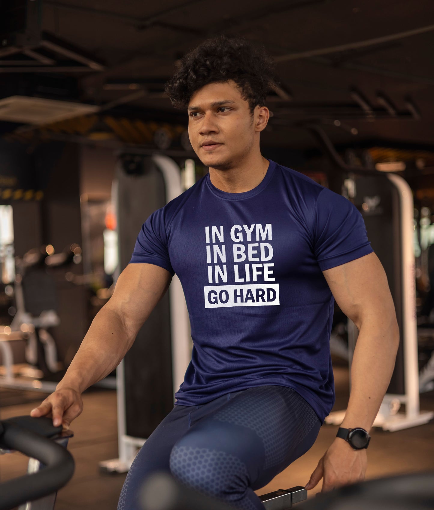 Go Hard Half Sleeve T-Shirt
