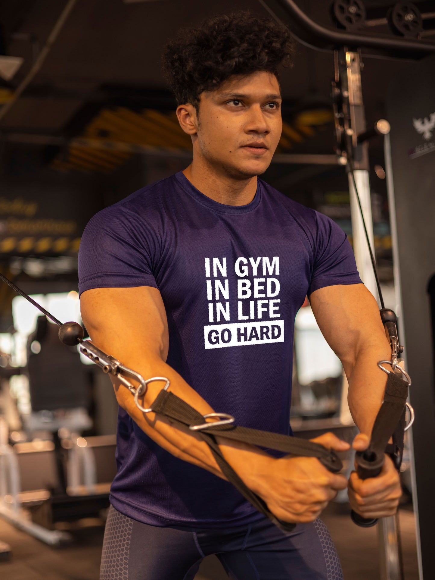 Go Hard Half Sleeve T-Shirt