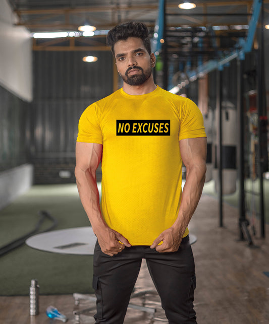 No Excuses Half Sleeve T-Shirt