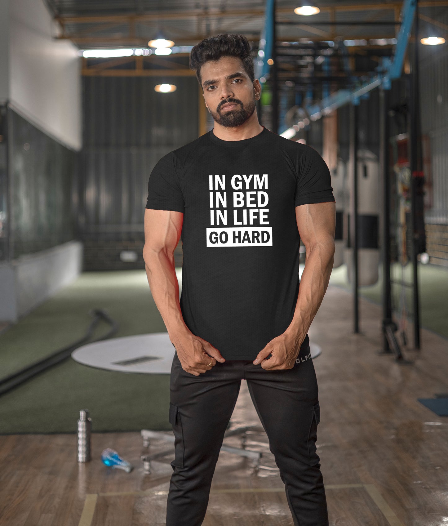 Go Hard Half Sleeve T-Shirt