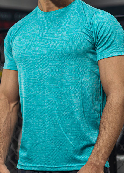 Textured T-shirt - Half Sleeves