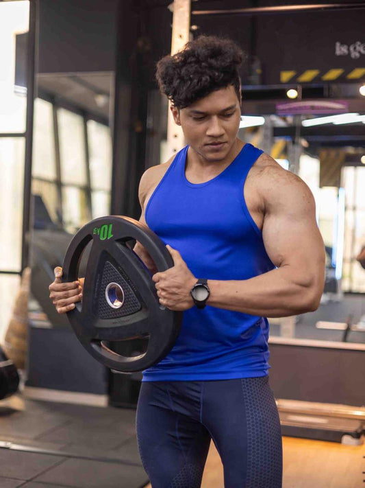 Men's Gym Stringer Tank Top – Athletic Bodybuilding Workout Vest