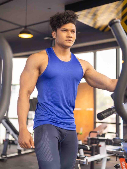 Men's Gym Stringer Tank Top – Athletic Bodybuilding Workout Vest