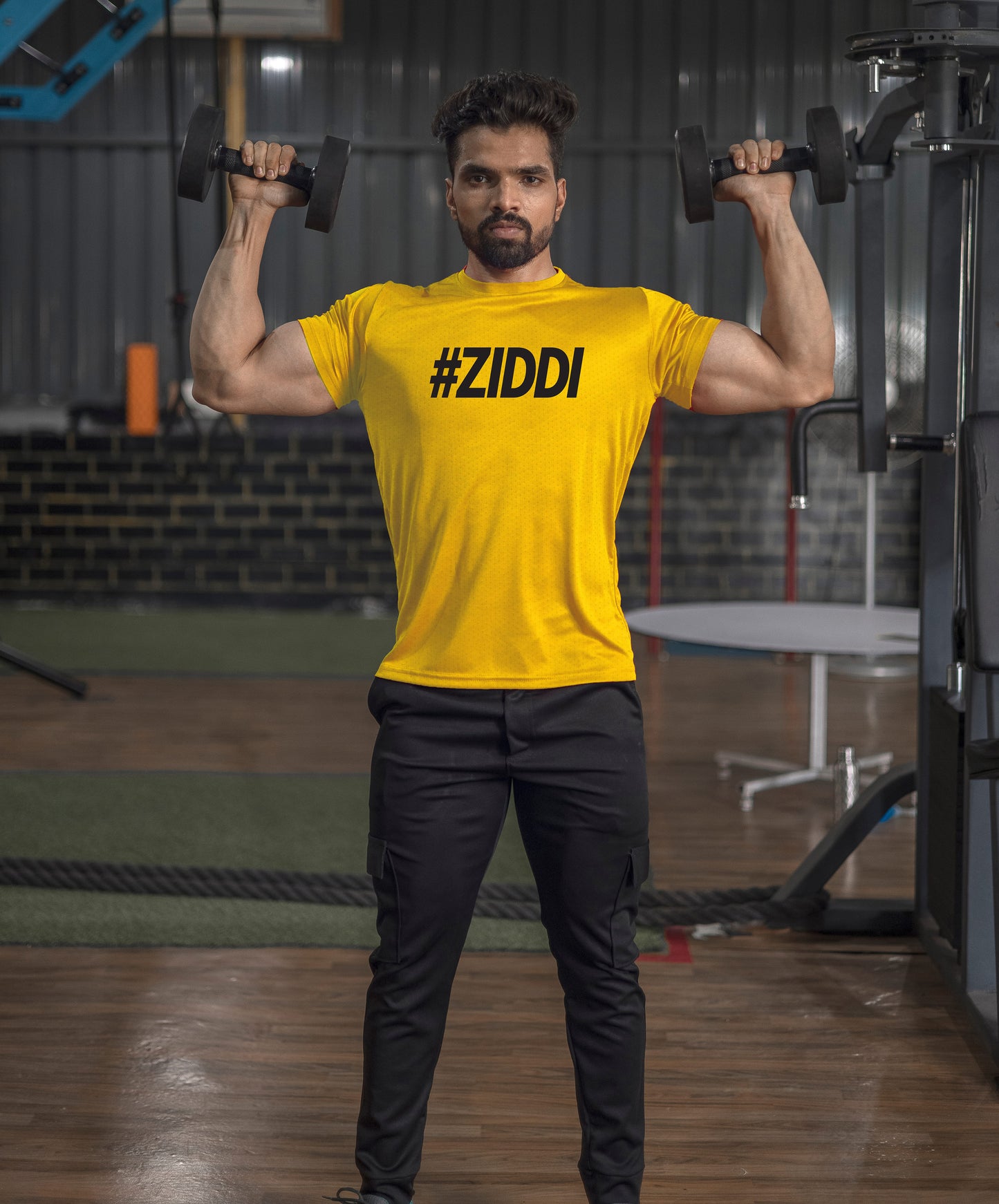 #ZIDDI HALF SLEEVE T-SHIRT