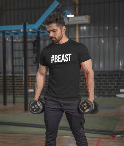 #BEAST HALF SLEEVE T-SHIRT