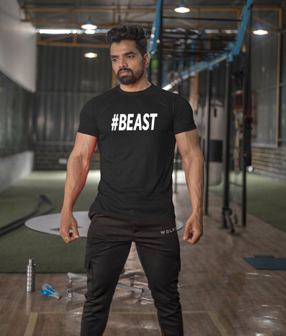 #BEAST HALF SLEEVE T-SHIRT
